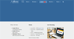 Desktop Screenshot of hillcrestonline.com